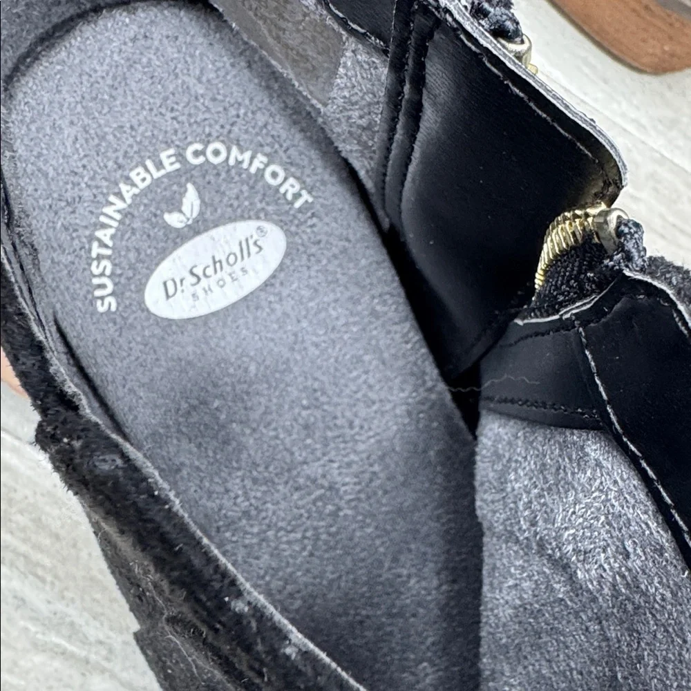 NEW! Dr. Scholl’s Brianna Vegan Suede Ankle Booties Size 6.5
